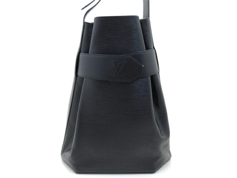 LOUIS VUITTON Shoulder Bag Epi Sac Depaule Noir Black